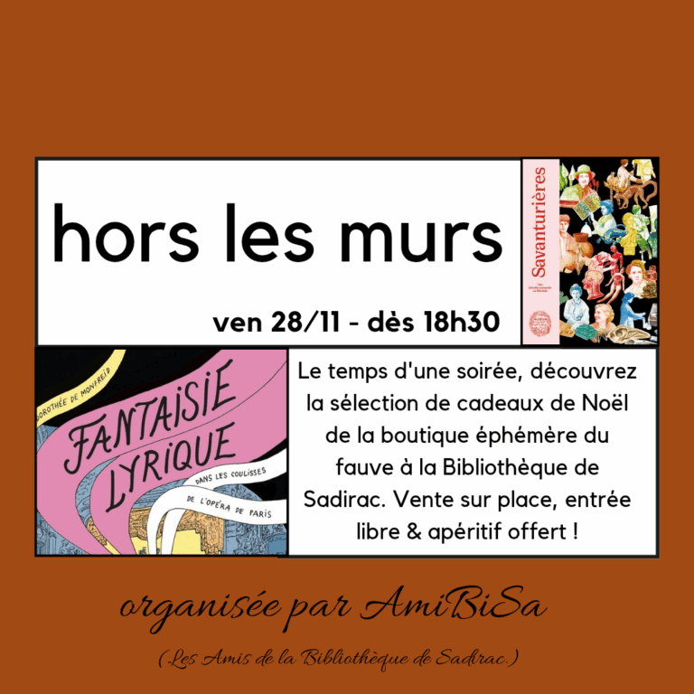 hors les murs – librairie éphémère.