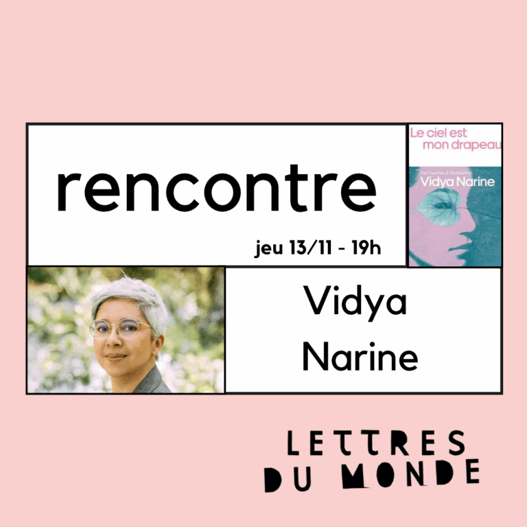 festival Lettres du monde – Vidya Narine