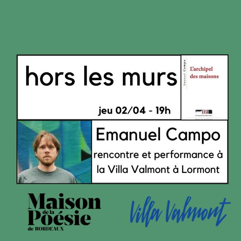hors les murs – Emanuel Campo.