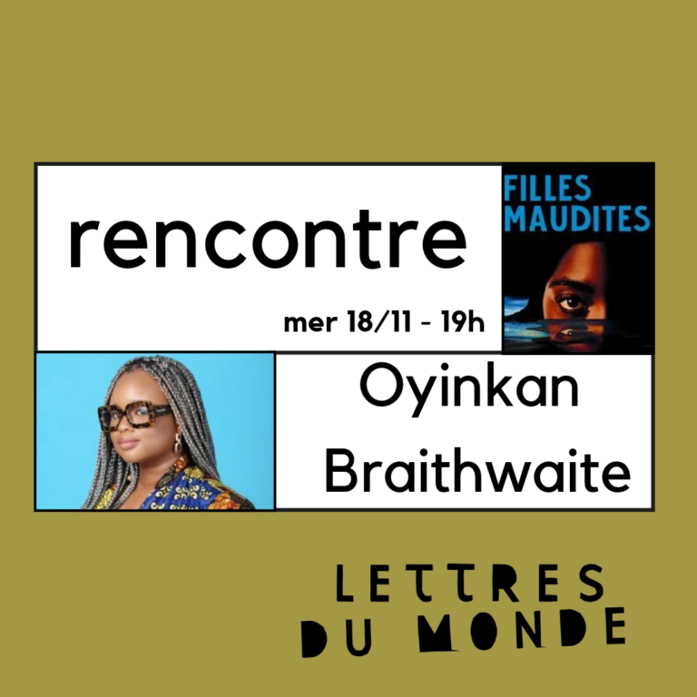 rencontre – Oyinkan Braithwaite.